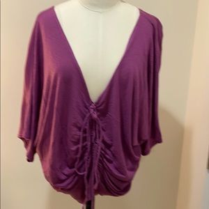 T Los Angeles poncho style tunic size Small